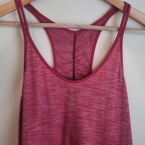 Lululemon 105 Singlet Heathered Cranberry Tank Top Size 6 - Picture 5 of 9